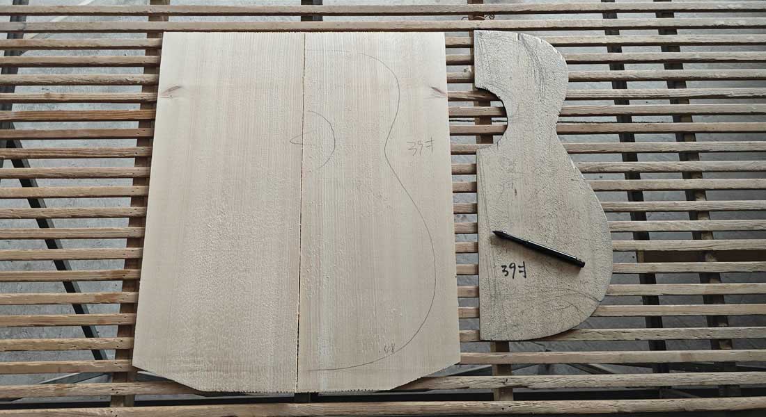 39/40寸吉他面板 单板